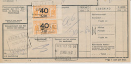 Deel Van Vrachtbrief / Spoorwegzegel N.S. - Breda 1942 - Railway