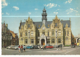 CPSM., Belgique , N°1043/6 , Ypres , Palais De Justice Ed. Krûger - Ieper