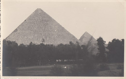 Egypte - Cairo Le Caire Pyramides - Carte-photo - Pyramides De Gizeh - Archéologie - Pyramides