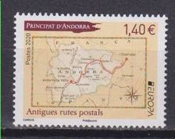 Año 2020 Nº 844 Antiguas Rutas Postales - Unused Stamps