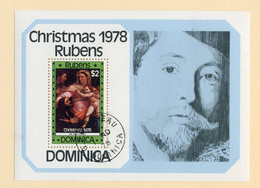 585 Dominica 1978 Sc.#583 Used "Offers Welcome" - Dominica (1978-...)