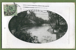 CPA Image Vernie Encadrement Gaufré - AUSTRALIE - HEALESVILLE - RIVER YARRA - édition Marlborough Art Séries - Autres & Non Classés