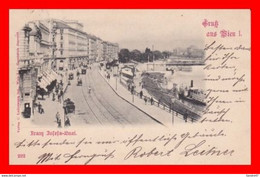 CPA VIENNE (Autriche).  Gruk Aus Wien, Attelage, Magasin, Bateau. ..*5542 - Ringstrasse