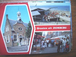 Nederland Holland Pays Bas Domburg Met Oa Markt - Domburg