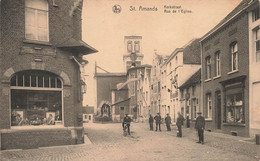 SINT AMANDS - Kerkstraat - Rue De L'Eglise - Carte Animée Et Circulé - Puurs