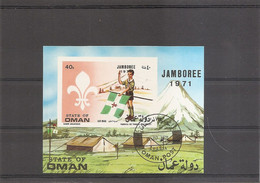 Scoutisme ( Bf  Privé Oblitéré De Oman De 1971 ) - Oblitérés