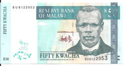 MALAWI 50 KWACHA 2011 UNC P 53 E - Malawi