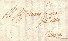 1771 TISANA 4 Ct Bf M. Inhalt N. Venedig - 1. ...-1850 Prefilatelia