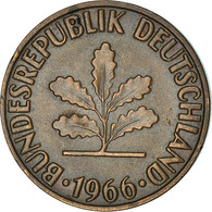 Monnaie, République Fédérale Allemande, 2 Pfennig, 1966, Stuttgart, TTB+ - 2 Pfennig