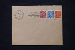 FRANCE - Type Mercure Et Pétain Avec Surcharge De Libération Sur Enveloppe De Marseille En 1944 - L 106009 - Libération