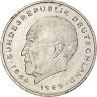 Monnaie, République Fédérale Allemande, 2 Mark, 1969, Stuttgart, TB+ - 2 Marcos