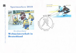 Germany FDC Icehockey Weltmeisterschaften In Deutschland 2010 (T23-55) - Hockey (Ijs)