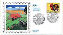 FRANCE - 1 Env FDC Soie - Louis Delgrès - 25/05/2002 - Basse Terre - 2000-2009