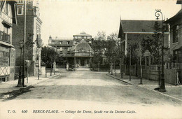 Berck Plage * Le Cottage Des Dunes * Façade Rue Du Docteur Cazin * Hôtel Villa - Berck