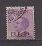REGNO:  1922/23  B.L.P. -  50 C. VIOLETTO  US. -  NON  PERIZIATO  -  SASS. 10 - Stamps For Advertising Covers (BLP)