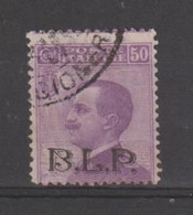 REGNO:  1922/23  B.L.P. -  50 C. VIOLETTO  US. -  NON  PERIZIATO  -  SASS. 10 - Zegels Voor Reclameomslagen (BLP)