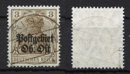 Dt. Besetzung Oberbefehlshaber Ost Michel-Nr. 2b Vollstempel - Geprüft - Besetzungen 1914-18