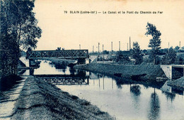 Blain * Le Canal Et Le Pont Du Chemin De Fer * Passerelle * Chemin - Blain