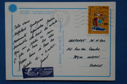 AA 2 NOUVELLE CALEDONIE  BELLE  CARTE  1981 NOUMEA   POUR CHATOU   FRANCE  +  +AFFRANCH. PLAISANT - Storia Postale