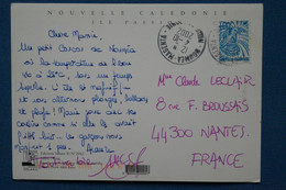 AA 2 NOUVELLE CALEDONIE  BELLE CARTE   2002    NOUMEA   POUR NANTES  FRANCE  +  +AFFRANCH. PLAISANT - Cartas & Documentos