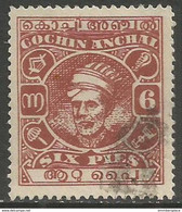 Cochin - 1943 Sir Kerala Varma 6p Used   Sc 65  SG 88 - Cochin