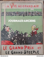 1902 LA VIE AU GRAND AIR N° 195 - " LE GRAND PRIX ET LE STEEPLE " - DESSIN SEM - LA SOCIETE - LES GAGNANTS - LES ENGAGES - 1900 - 1949