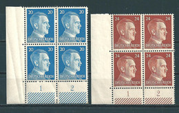MiNr. 791, 792 ** Bogenecken (0551) - Unused Stamps