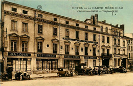 Châlons Sur Marne * Devanture Façade Hôtel Restaurant De La Haute Mère Dieu * Automobile Voiture Ancienne - Châlons-sur-Marne