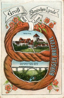 Allemagne - CPA - BERGISCHEN LANDE -  Burger Bretzel -  1921 - Scan Du Verso -  2 Vues - - Bergisch Gladbach