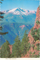 Pikes Peak,Colorado,(Plastichrome)-Pikes Peak Is Highest Summit (4302m) Of Southern Front Range Of The Rocky Mountains - Other