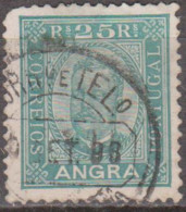 ANGRA (Açores) - 1892-1893,  D. Carlos I. Tipos De Portugal C/ Legenda «ANGRA»  25 R. D.11 3/4 X 12  (o)  MUNDIFIL  Nº 5 - Angra