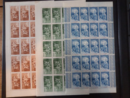 Togo Poste Aérienne N°6/8 - PEIQI 1942 - Feuille De 20 Exemplaires - Neufs ** Sans Charnière - TB - Unused Stamps