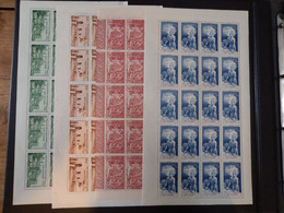 Côte D'Ivoire Poste Aérienne N°6/9 - PEIQI 1942 - Feuille De 20 Exemplaires - Neufs ** Sans Charnière - TB - Unused Stamps
