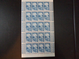 Côte Des Somalis Poste Aérienne N°10 - PEIQI 1942 - Feuille De 20 Exemplaires - Neufs ** Sans Charnière - TB - Unused Stamps