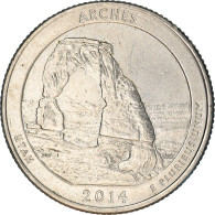 Monnaie, États-Unis, Quarter, 2014, Denver, TTB, Copper-Nickel Clad Copper - 2010-...: National Parks