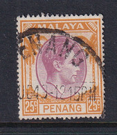 Malaya - Penang: 1949/52   KGVI    SG16    25c    Used - Penang