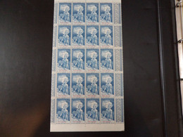 Sénégal N°21 - PEIQI 1942 - Feuille De 20 Exemplaires - Neufs ** Sans Charnière - TB - Airmail