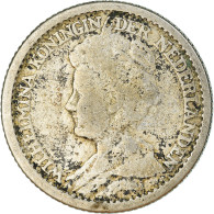 Monnaie, Pays-Bas, Wilhelmina I, 25 Cents, 1917, TB+, Argent, KM:146 - 25 Cent