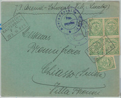 70022 - LUXEMBOURG  - POSTAL HISTORY -  COVER: SCHIMPACH-KAUTENBACH   1916 - 1914-24 Marie-Adélaïde