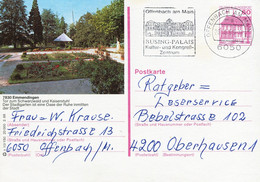81981) BRD - ▭ P 138 - S10/150 - 6050 ⨀ 7830 Emmendingen, Stadtgarten - Geïllustreerde Postkaarten - Gebruikt