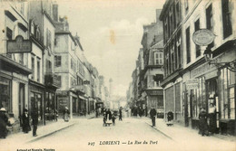 Lorient * La Rue Du Port * Librairie De La Marine * Commerces Magasins - Lorient