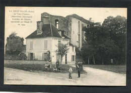 CPA - LA FERTE MILON - Le Vieux Château - Café Des Ruines, Animé - Other Municipalities