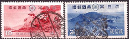 JAPON - Fx. 2920 - Yv. 285/6 - Parque Nacional Daisen - 1939 - Ø - Oblitérés