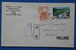 AA 3 CHINA   BELLE LETTRE  1970 TAIPEI POUR NEDERLAND +   +AFFRANCH. PLAISANT - Sonstige & Ohne Zuordnung