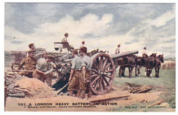"Daily Mail" Official War Pictures - A London Heavy Battery In Action (carte Animée) - Autres