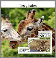 NIGER 2021 MNH Giraffes Giraffen Girafes S/S - IMPERFORATED - DHQ2137 - Giraffes