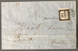 France Taxe N°1 Sur Lettre - Cote 850€ - (W1427) - 1859-1959 Brieven & Documenten