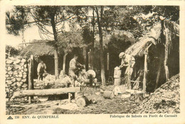 Quimperlé * Environs * Fabrique De Sabots En Forêt De Carnoët * Sabotier Métier Artisan Bois - Quimperlé