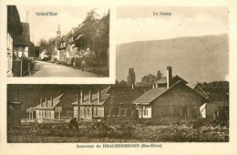 Drachenbronn * Souvenir De La Commune * Le Camp Et Grand Rue - Autres & Non Classés