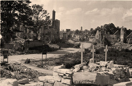 Caen * Ruines De La Ville * War Ww2 * La Rue Sans Nom * Bombardement - Caen